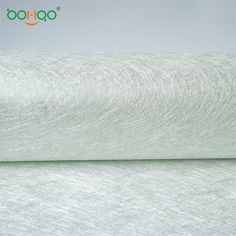 巨石玻纖短切氈 無堿玻璃纖維乳劑氈/粉劑氈 玻纖短切原絲氈規格300g/450g 玻璃鋼拉擠纏繞成型工藝 出口Vietnam越南胡志明,河內玻纖氈-1